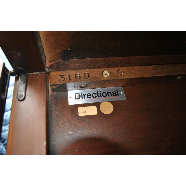 Vintage Midcentury Walnut Cabinet by Directional and Paul McCobb For Sale In Houston - Image 6 of 8