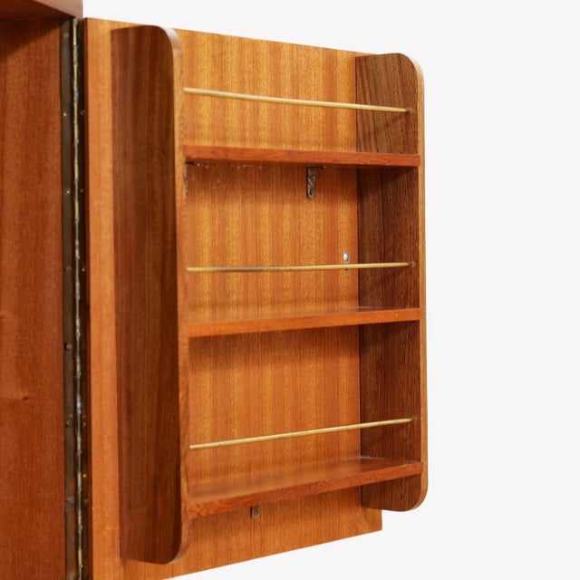 Vintage 1950s Italian Buffet Liquor Cabinet For Sale - Image 4 of 10