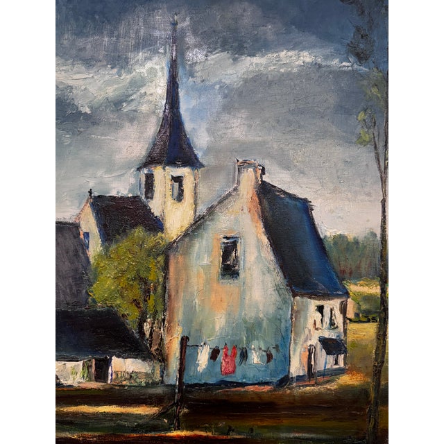 20th Century Oil on Canvas For Sale - Image 9 of 10
