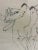 1970s Vintage 1970's Original Leo Meiersdorf New Orleans Drawing, Framed For Sale - Image 5 of 11