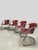 1970s Vintage Dutch Tubular Chrome Leather Dining Chairs from Metaform, 1970s, Set of 4 For Sale - Image 5 of 6