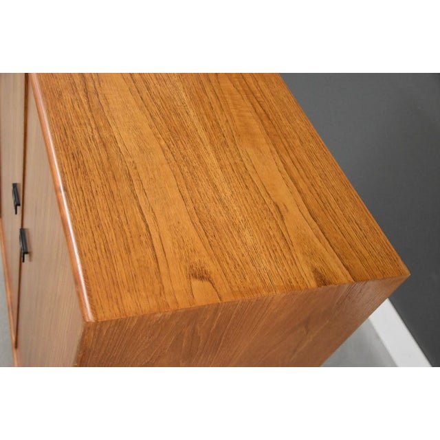 Wood 1970s Modern Teak Armoire Dresser For Sale - Image 7 of 10