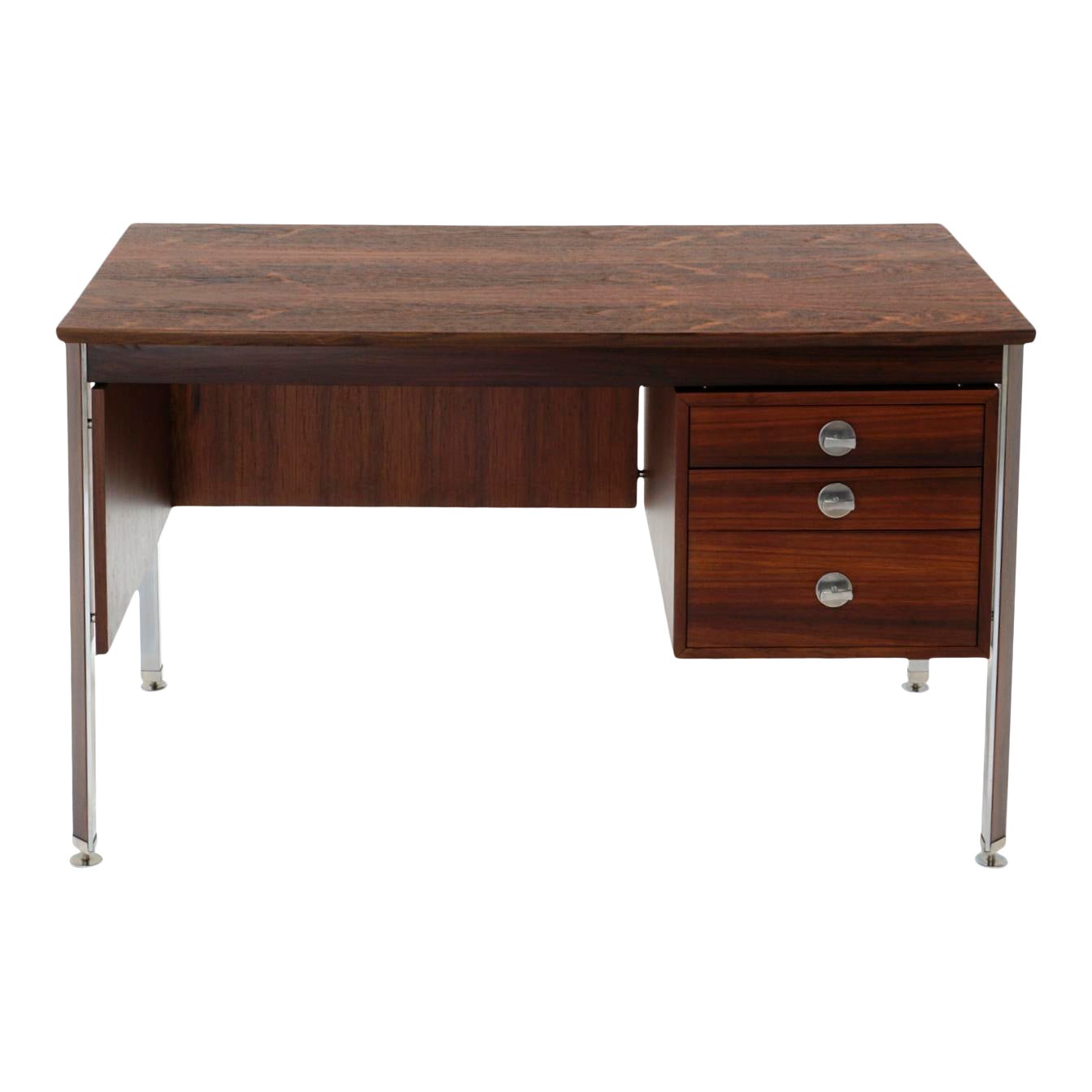 Vintage Finn Juhl Diplomat Brazilian Rosewood Desk Chairish