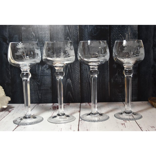 Kenyan-African etched design By Queen Lace Each Wine Hock is etched with an African Animal. Made from high-quality 24%...