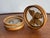 1970s Vintage Bamboo-Framed Coasters With Pressed Butterflies For Sale - Image 5 of 9