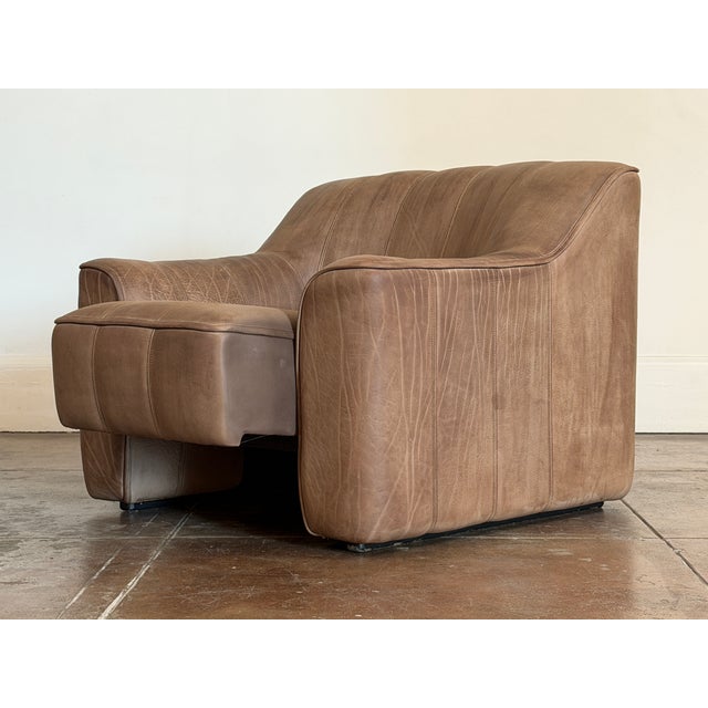 1970s Vintage 1970s DeSede Ds-44 Buffalo Leather Lounge Chairs For Sale - Image 5 of 16
