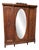 Antique Wardrobe with Linen Compartments, 1910 For Sale
