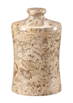 Tan Marble Canister