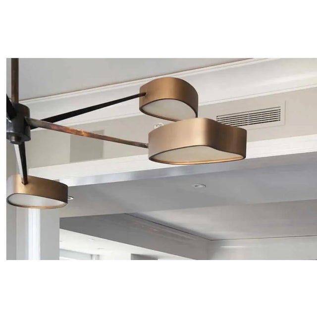 Modern 21st Century Cabochon Chandelier Designed by Michael Richman For Sale - Image 3 of 10