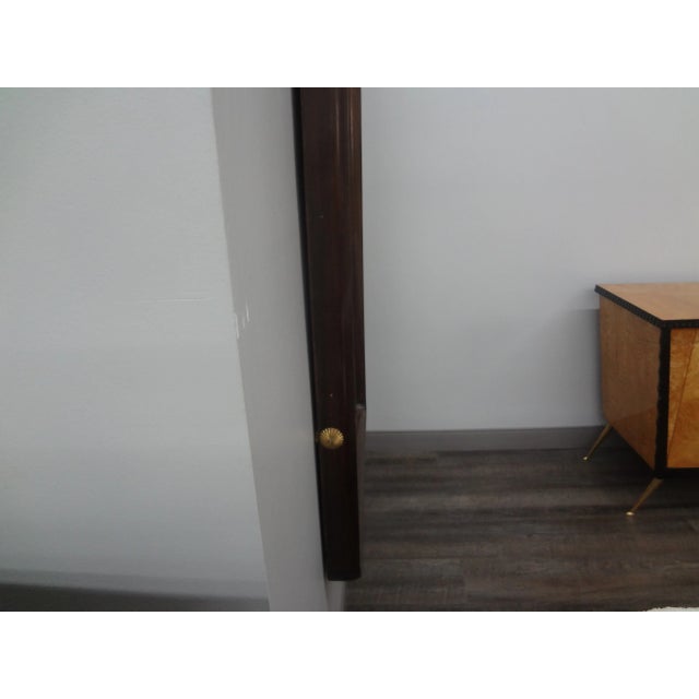 1960s Italian Modern Walnut Mirror Designed by Ico Parisi For Sale - Image 9 of 13