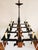 1970s Vintage Spanish Revival Wrought Iron Chandelier For Sale - Image 5 of 12
