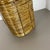 Bauhaus Rattan and Brass Umbrella Stand in the style of Aubock, France, 1960s For Sale - Image 12 of 18