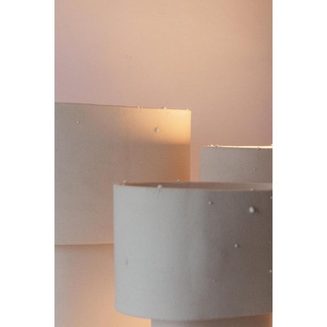 Small Table Lamp in Stoneware with Drops Effect Glaze by Lucas Huillet For Sale - Image 10 of 18