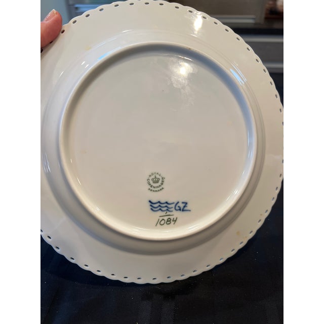 Neoclassical Late 20th Century Blue Fluted Place Setting by Royal Copenhagen – 4pc Set For Sale - Image 3 of 14