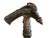 African Rare Vintage Senufo Kpa'ana Bronze Ceremonial Figural Axe Côte d'Ivoire 13" H For Sale - Image 3 of 12
