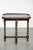 This very special antique English walnut side/center table features beautiful turned legs and an octagonal top. It dates...