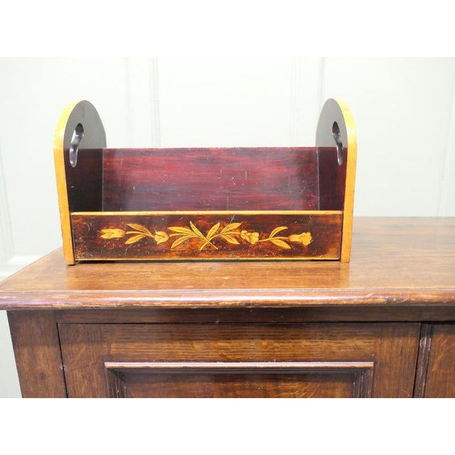 Desk Top Book Trough in Painted Wood, 1900 For Sale - Image 6 of 8