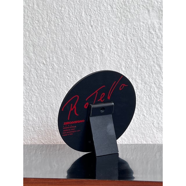 Metal Table Clock by Mimmo Rotella for Zero Disegno, 2000s For Sale - Image 7 of 10