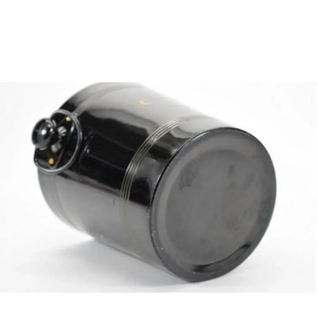 Contemporary Cork Night Club Black Aluminum Ice Bucket For Sale - Image 3 of 5