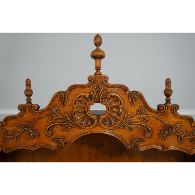 Brown Vintage Country French Display Shelves Estanier For Sale - Image 8 of 17
