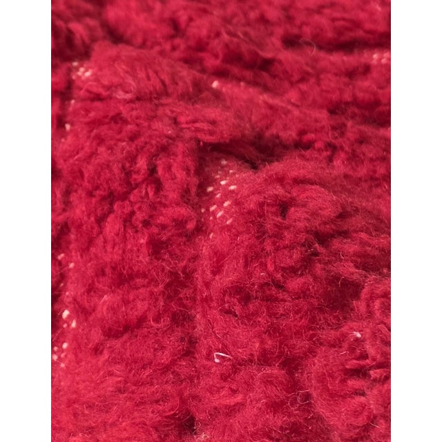 Red Moroccan Rug - 9.8 X 8.2 Ft For Sale In Cleveland - Image 6 of 8