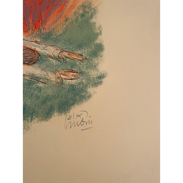 VI From Visions of the Bible by Reuven Rubin, 1972 For Sale - Image 4 of 4