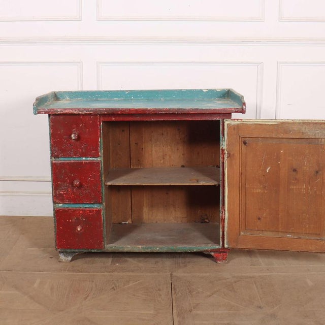 Austrian Orignial Painted Buffet For Sale - Image 6 of 11