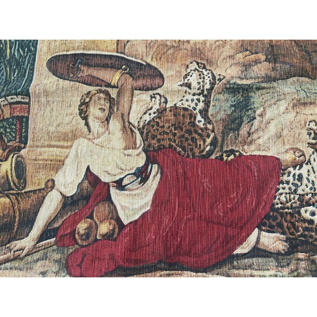 Vintage America Tapestry, 1980 For Sale - Image 4 of 18