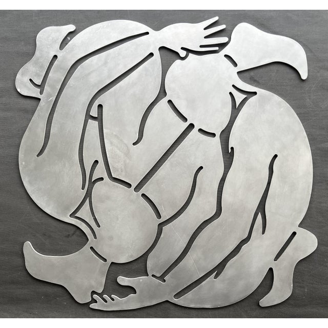 Stephen Littlefield, Orlando Sculpture Plaque, 1980s, Aluminum For Sale - Image 3 of 10
