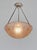 Hettier et Vincent - Muller frères A French art deco pendant light made circa 1925-1935 by Hettier & Vincent in nickel...