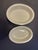 Transitional Vintage Lenox Montclair Platinum Trim Oval Serving Bowls – Pair of Ivory China Vegetable Dishes Holiday Tableware For Sale - Image 3 of 10