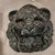 Gray Antique Cast Zinc Lion Head Architectural Salvage Wall Plaque For Sale - Image 8 of 8
