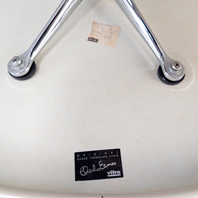 Vintage Fiberglass La Fonda Chairs by Charles Eames for Vitra, Set of 4 For Sale - Image 10 of 11