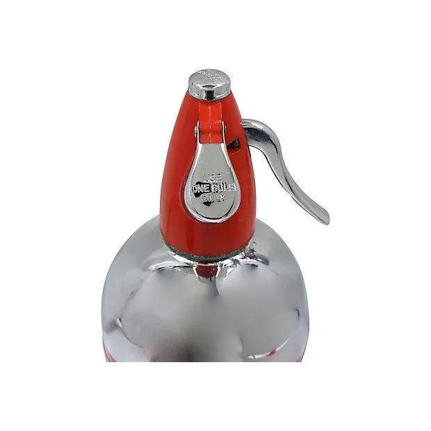 1960s 1960s Sparklets Streamline Chrome Soda Syphon For Sale - Image 5 of 6