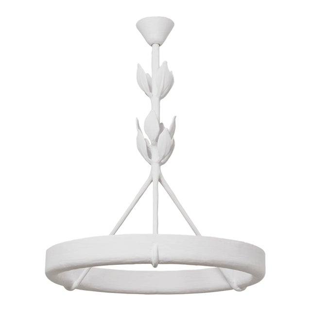 Atelier Demiurge Plaster Flora Ottilia Chandelier For Sale