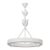 Atelier Demiurge Plaster Flora Ottilia Chandelier For Sale