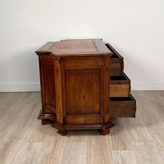 Late 19th Century Italian Walnut Desk, Adapted From 18th Century Elements, 19th Century For Sale - Image 5 of 12
