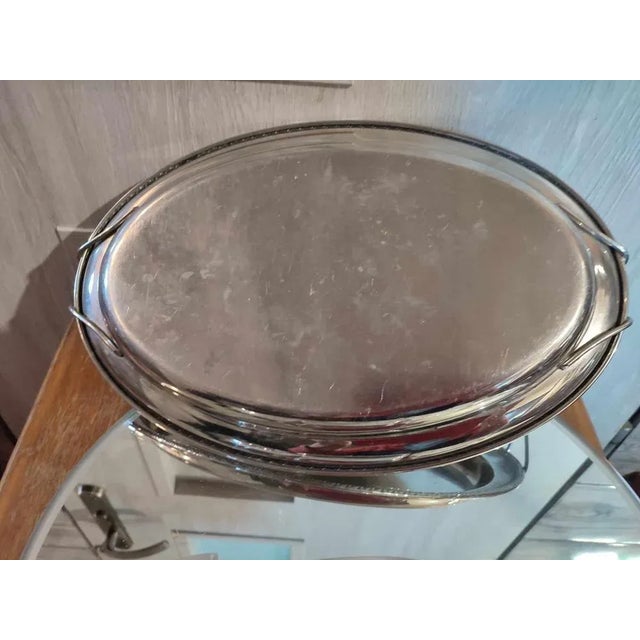 Metal Plate for Appetizers from WMF, 1920s For Sale - Image 7 of 10