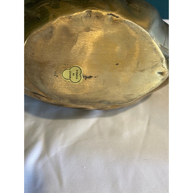 Vintage Brass Swan Figurine Boxes – A Pair For Sale - Image 11 of 11
