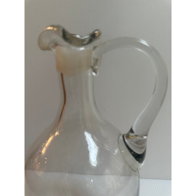 Art Deco Vintage Berry Brothers Magnum Champagne Decanter Clear Crystal Glass With Stopper 12" Tall For Sale - Image 3 of 18