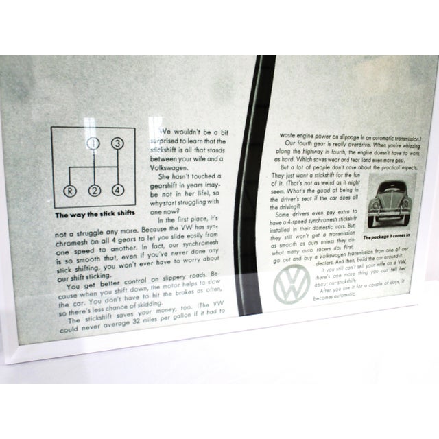 Mid 20th Century Large Volkswagen Corporate Mylar Beetle Advertisement For Sale - Image 5 of 11