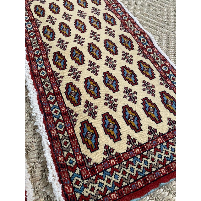 Vintage Persian Tribal Accent Rugs- 1′12″ × 2′12″ For Sale - Image 6 of 13