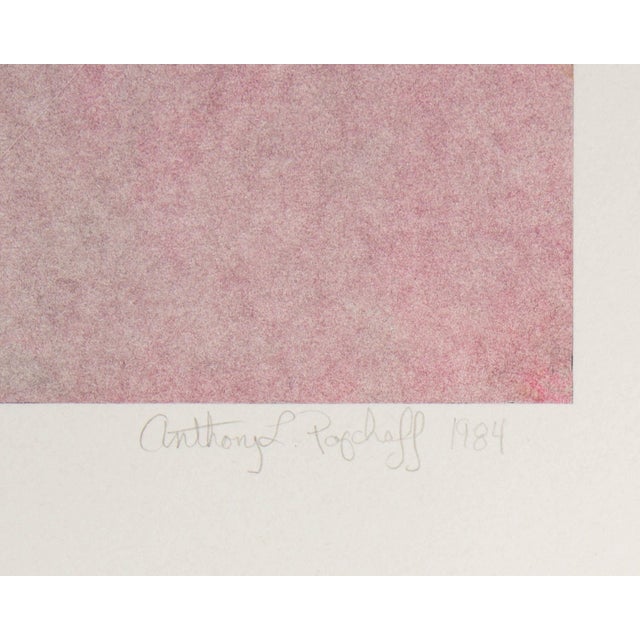 1984 Abstract Print by Anthony Louis Popcheff For Sale In Indianapolis - Image 6 of 7