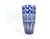 Bohemian Cobalt Blue Cut Crystal Vase, 1960s For Sale - Image 4 of 11
