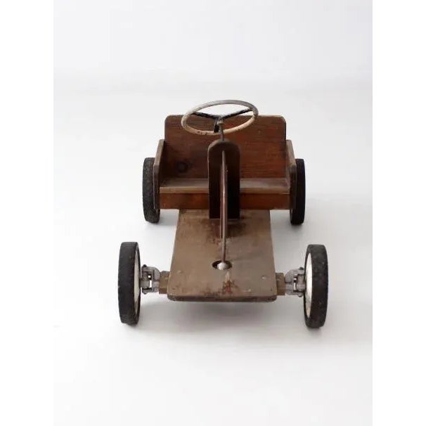 Mid 20th Century Vintage Toy Riding Car For Sale - Image 5 of 11