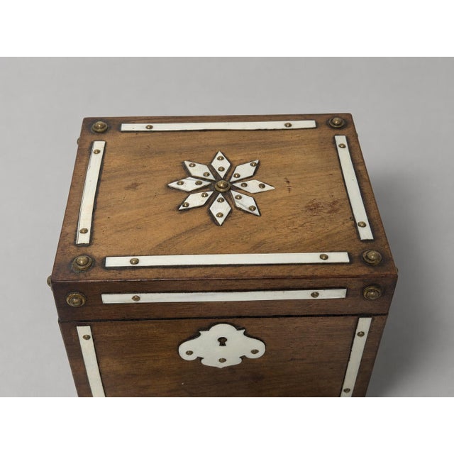 Anglo-Indian Inlaid Hardwood Humidor Attributed to Vizagapatam, 19th Century For Sale - Image 10 of 10