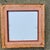Abstract 1980’s Original Small Abstract Painting Fancy Gilt Wood Frame For Sale - Image 3 of 3
