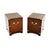 Vintage Military Campaign Bedside Chests, 1950, Set of 2 For Sale - Image 4 of 11