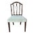 Antique Mahogany Upholstered Side Chair For Sale