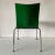 Metal Danish Green & White Side Chair by Erik Magnussen for Engelbrechts, 1990s For Sale - Image 7 of 18